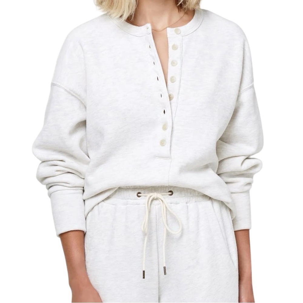 Citizens Of Humanity Cream Textured Sweatshirt